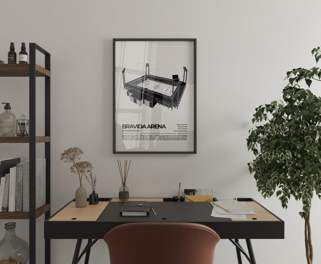 Bravida Arena Göteborg Poster – Modern arena (hemmaarena för BK Häcken)