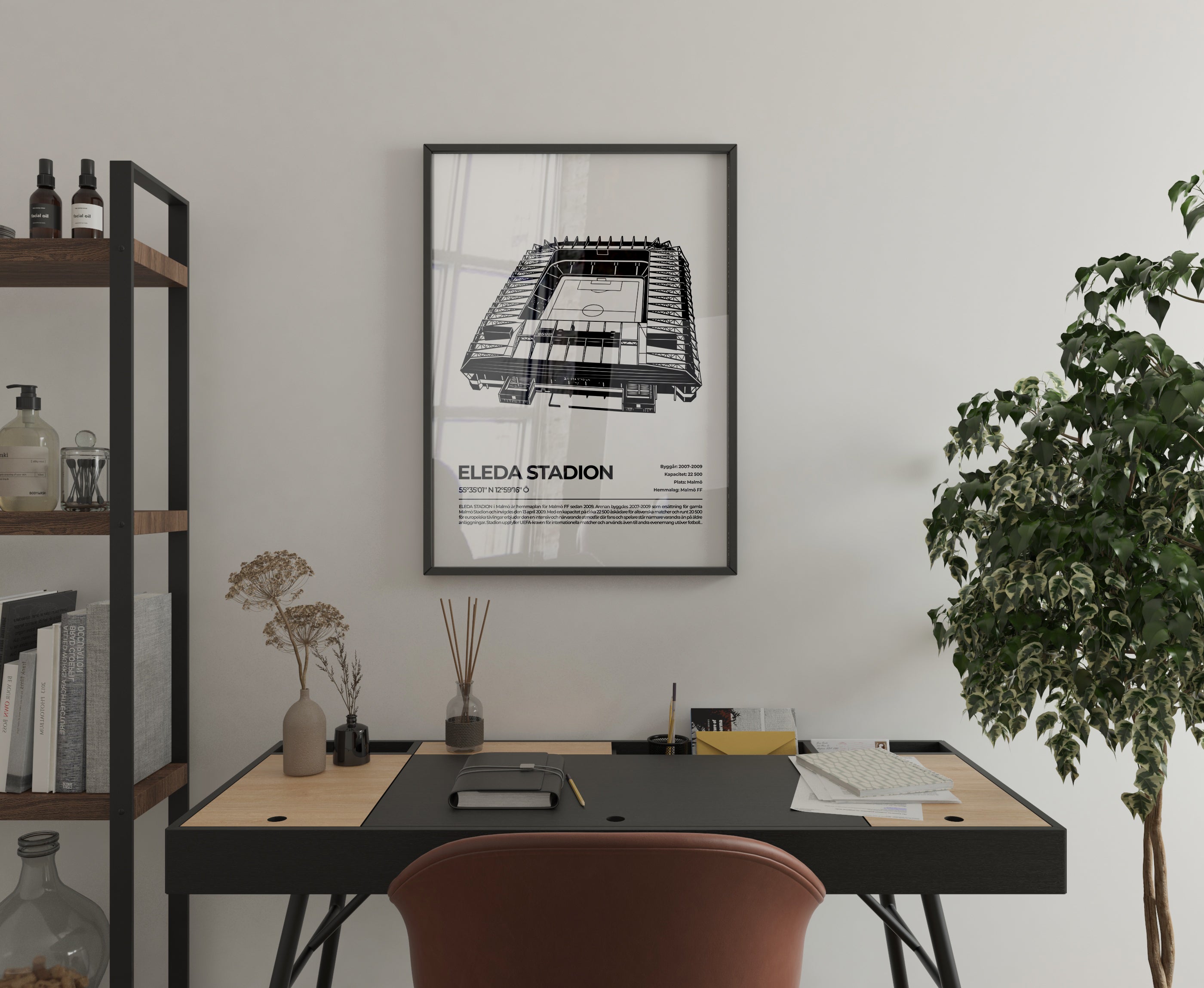 Eleda Stadion Malmö Poster – Ikonisk arena (hemmaarena för Malmö FF)