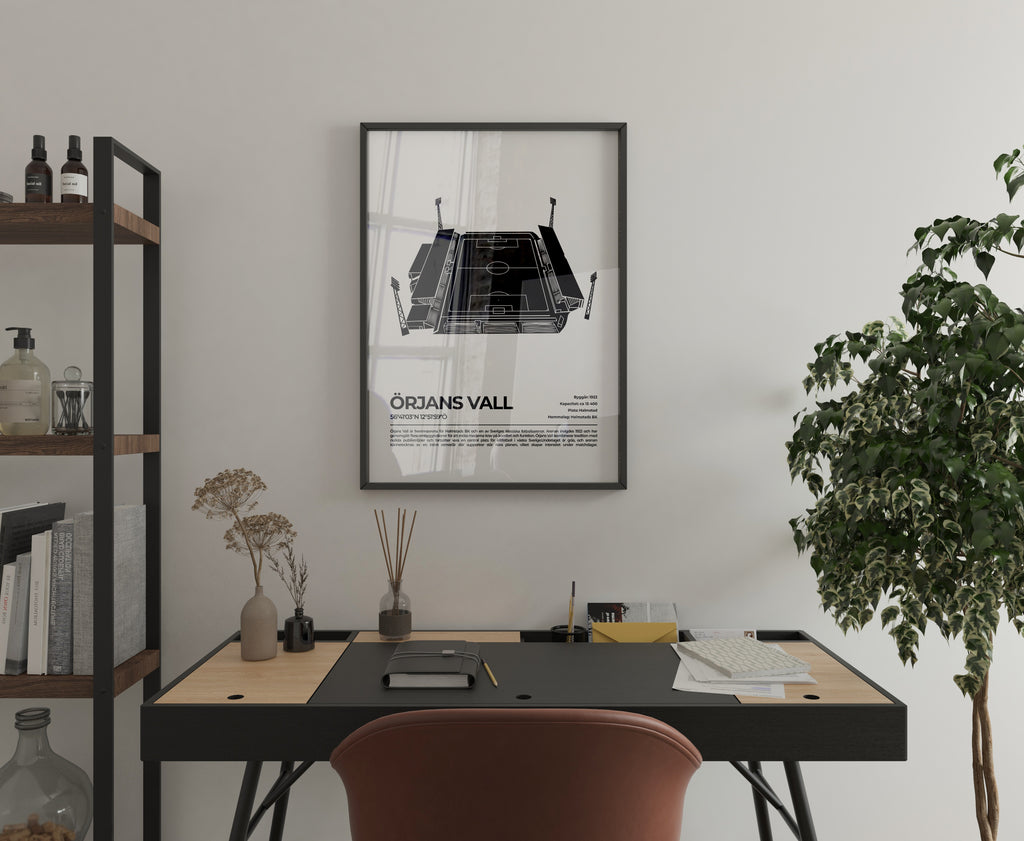 Örjans Vall Halmstad Poster – Historisk arena (hemmaarena för Halmstads BK)