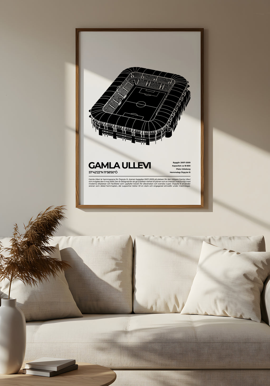 Gamla Ullevi Göteborg Poster – Fotbollsarena i Göteborg (hemmaarena för Örgryte IS)